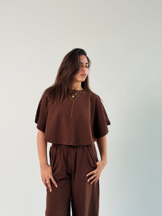 Vee-Co-Ord-Set-Brown