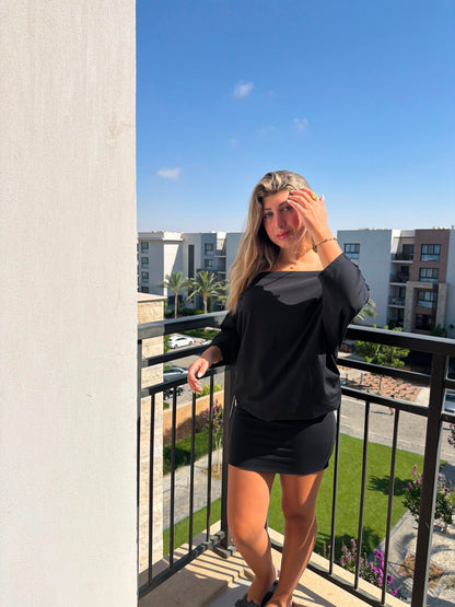 Black Vee Dress
