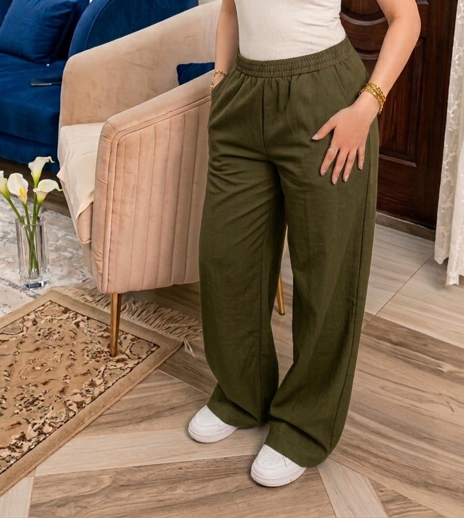 Olive Vee Pants