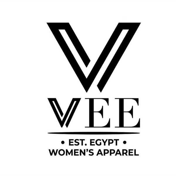 Black logo with 'VEE' and text on a white background